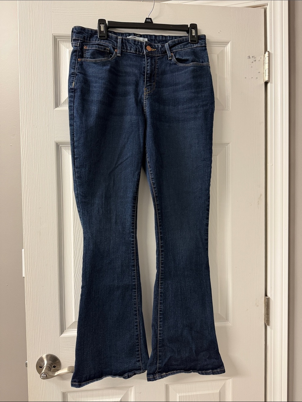 Signature by Levi Strauss Dark Indigo Flare Jeans